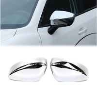for mazda cx 5 cx5 2017 2018 2019 2020 2021 rearview side wing mirror cover chrome molding exterior trim