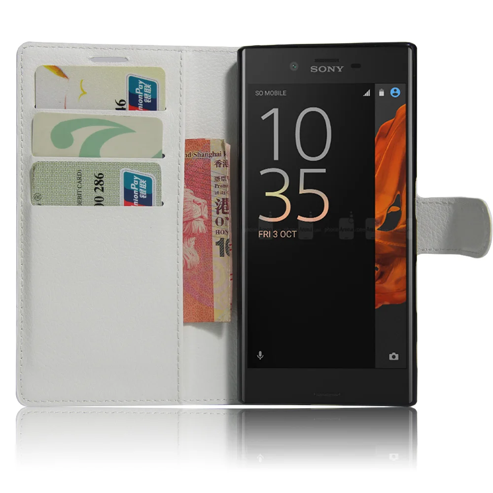 Чехлы для телефонов Funda Sony Xperia XZ F8331 H8332 Магнитный кожаный флип-чехол с подставкой