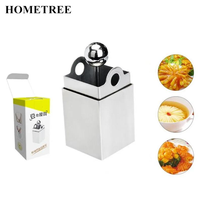 

HOMETRE 1Pcs DIY Tofu Stainless steel Maker Press Mold Kit Modeling Kitchen Tools Pressing Mould Tofu Making Machine Sets H874