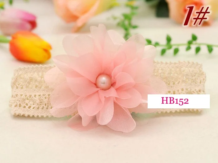 Повязка на голову Naturalwell для маленьких девочек детские шифоновые цветы с