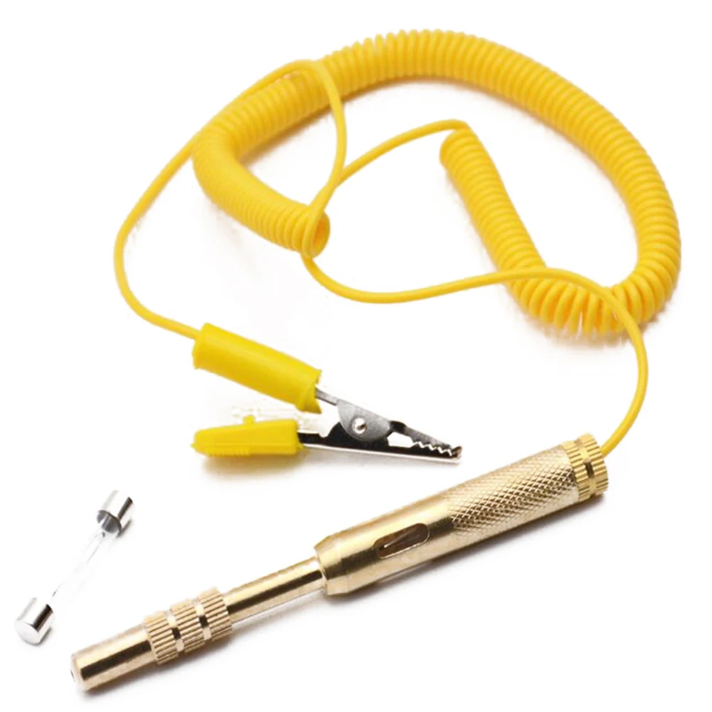 Автомобильный Электрический тест er, автомобильный светильник, лампа для проверки напряжения, карандаш, 6 в, 12 В, 24 В, для Автомобиль Грузовик Мотоцикл, испытательные инструменты DY274
