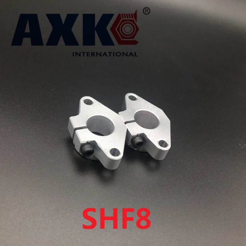 Axk 10 шт. Shf8 8 мм Горизонтальная линейная Опора вала Xyz Table Cnc Shf Series|8mm linear shaft|8mm shaft |