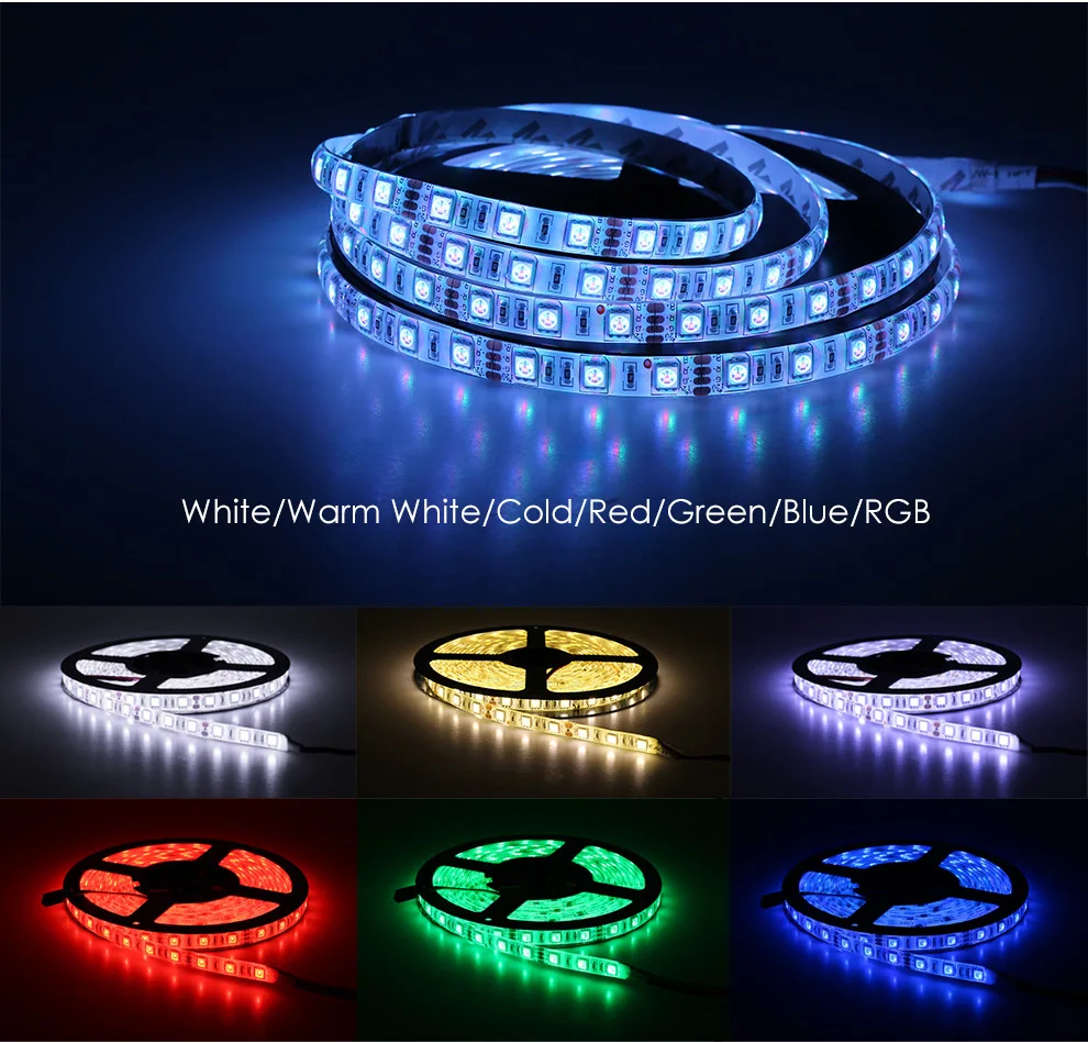 Гибкая светодиодная лента 5050 24 В постоянного тока RGB RGBW белая теплая