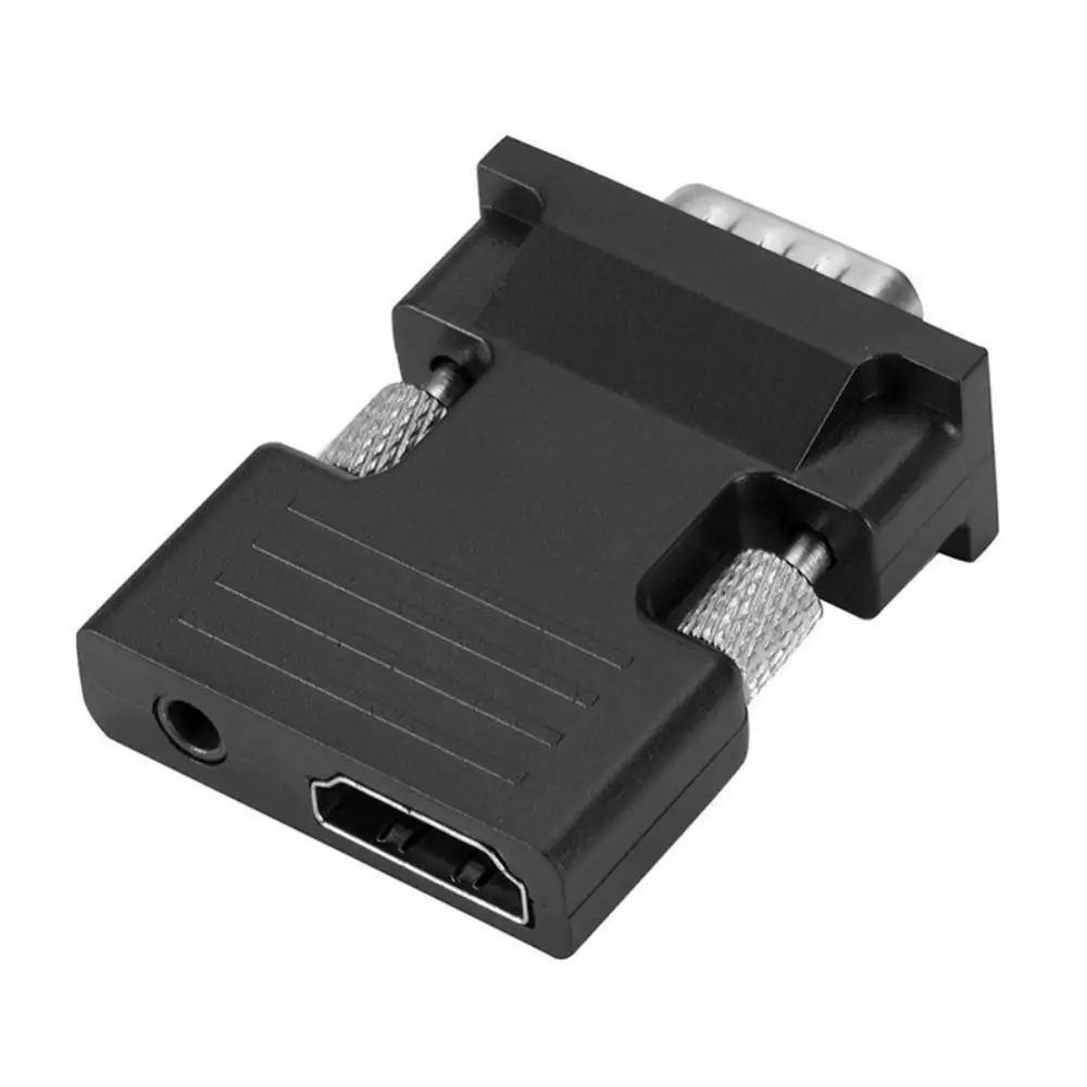Переходник VGA папа HDMI Мама с аудиоадаптерами кабелями 1080P для HDTV монитора