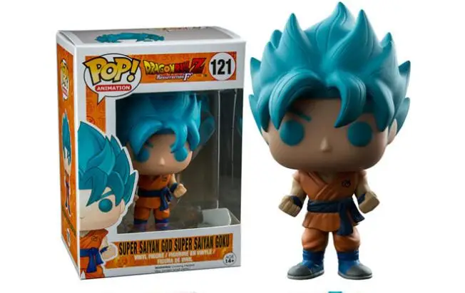 Funko Pop Amine Dragon Ball Сон Гоку фриеза фигурка Супер Saiyan Коллекционная модель детские игрушки