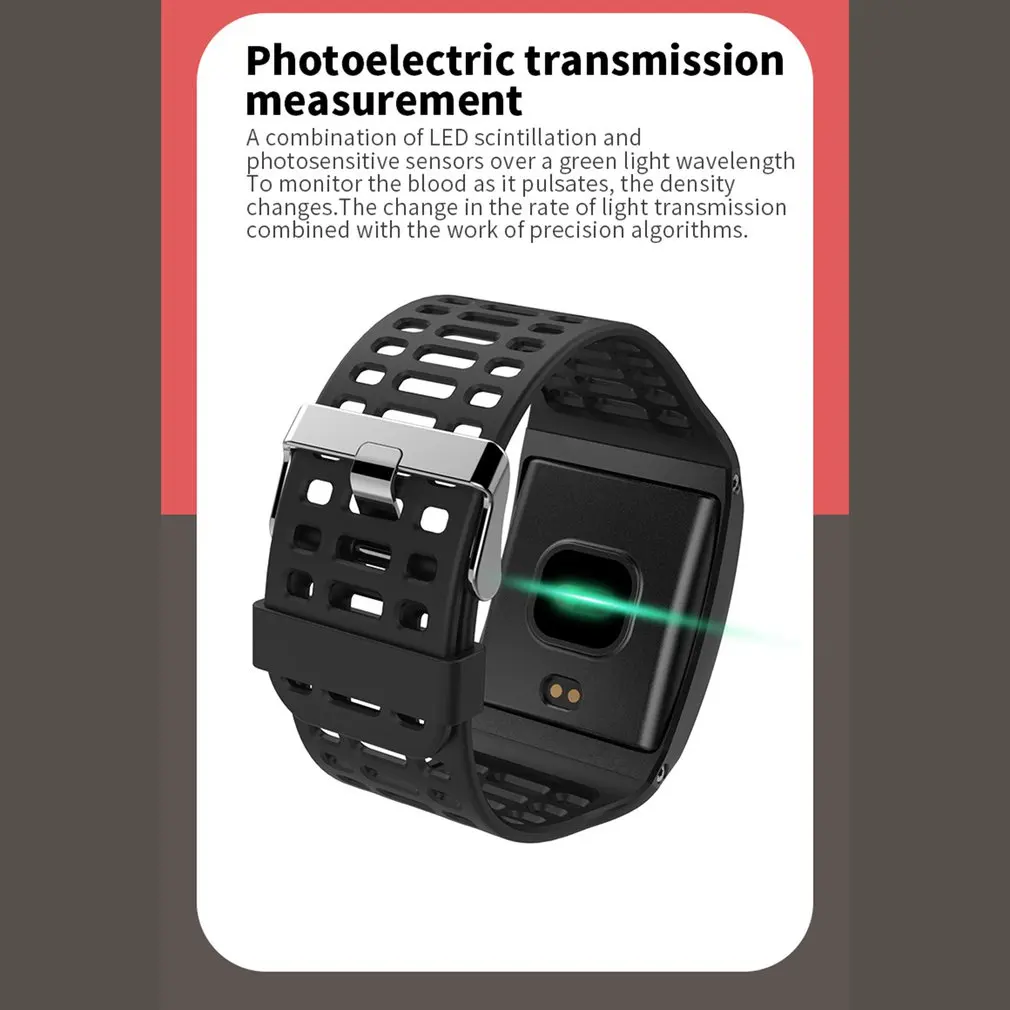 Z01 умный браслет 1 3 дюймов ips цветной экран Смарт спортивные умные часы кровяное