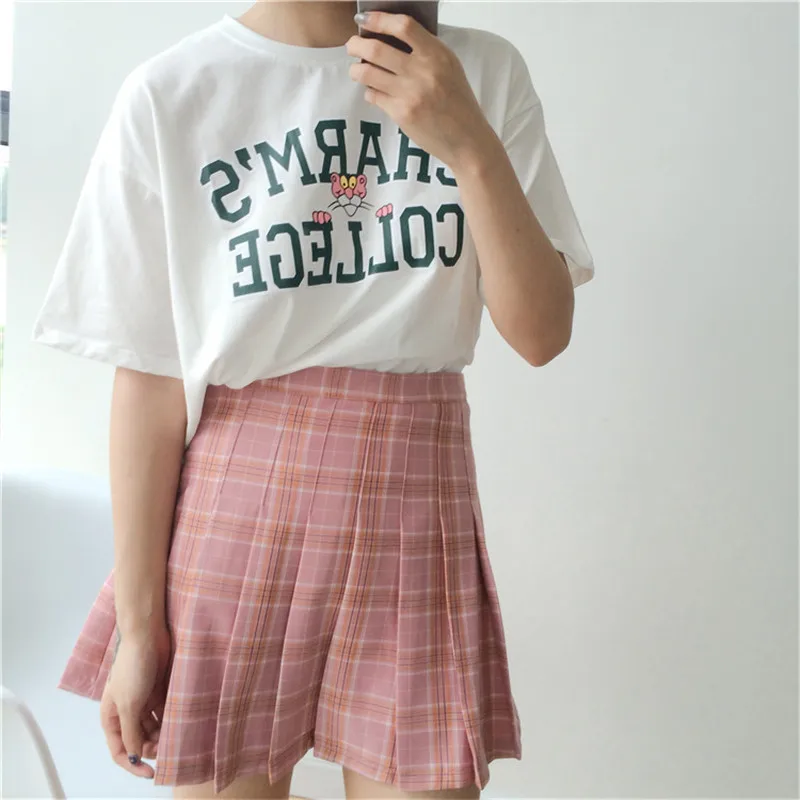 Женская винтажная плиссированная мини-юбка летняя уличная 40902 | одежда