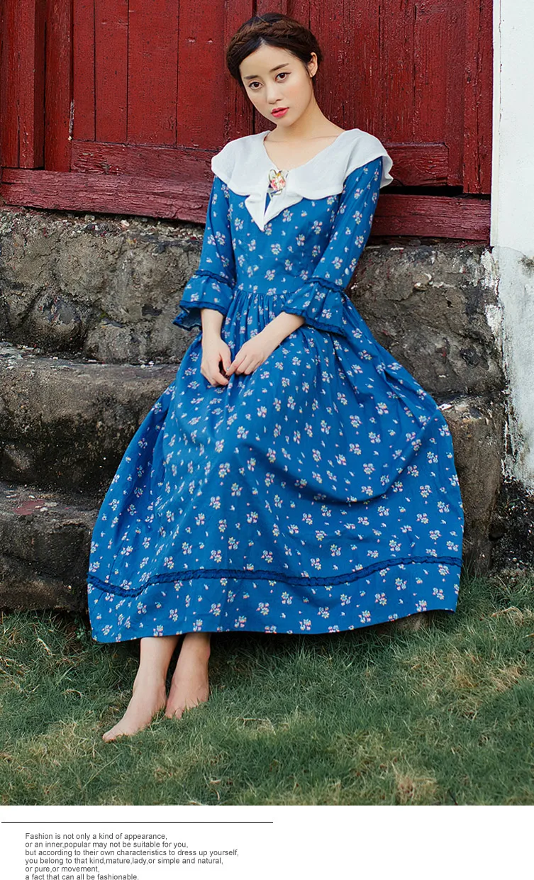 2018 весна женское платье Винтаж Ретро французский стиль Элегантный Питер Пэн