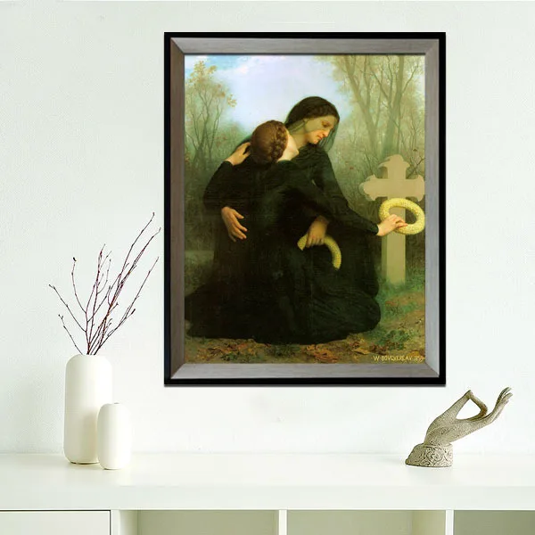Ручная работа картина маслом Репродукция Le Jour des Morts aka All Saints день от Will Bouguereau|painting