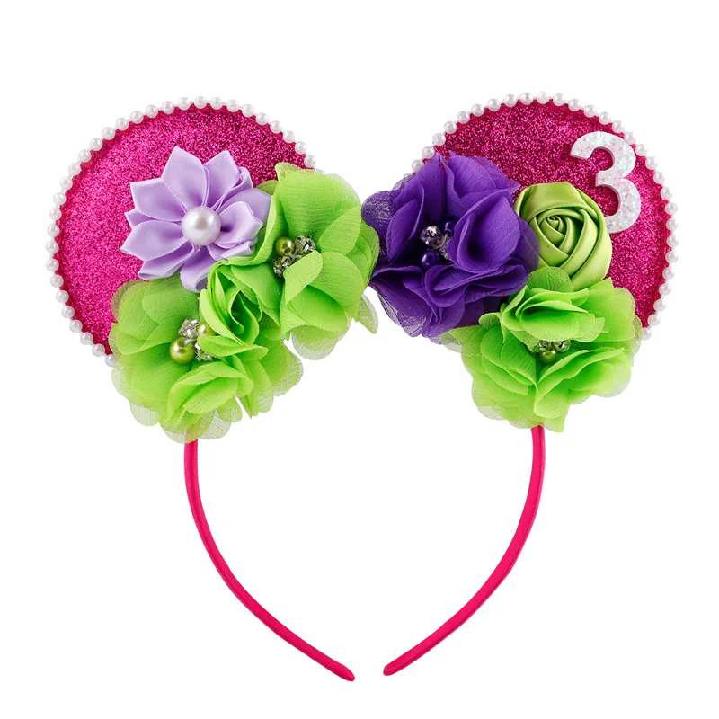 Детская верхняя одежда с Минни Маус Пасхальная повязка на голову цветами для