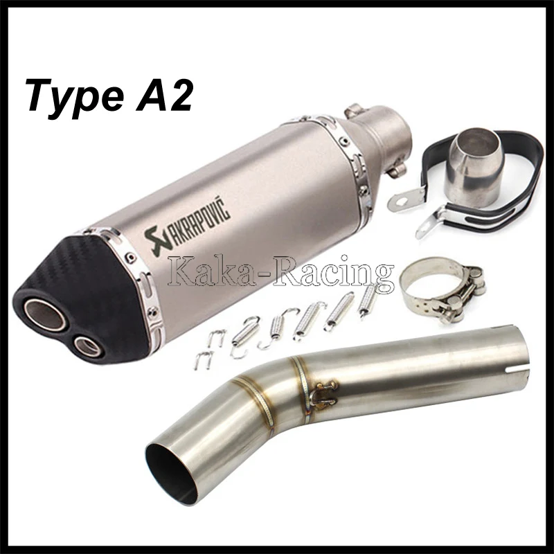 Мотоциклетная средняя труба с Akrapovic выхлопной глушитель хвост для Suzuki GSXR600 GSXR750