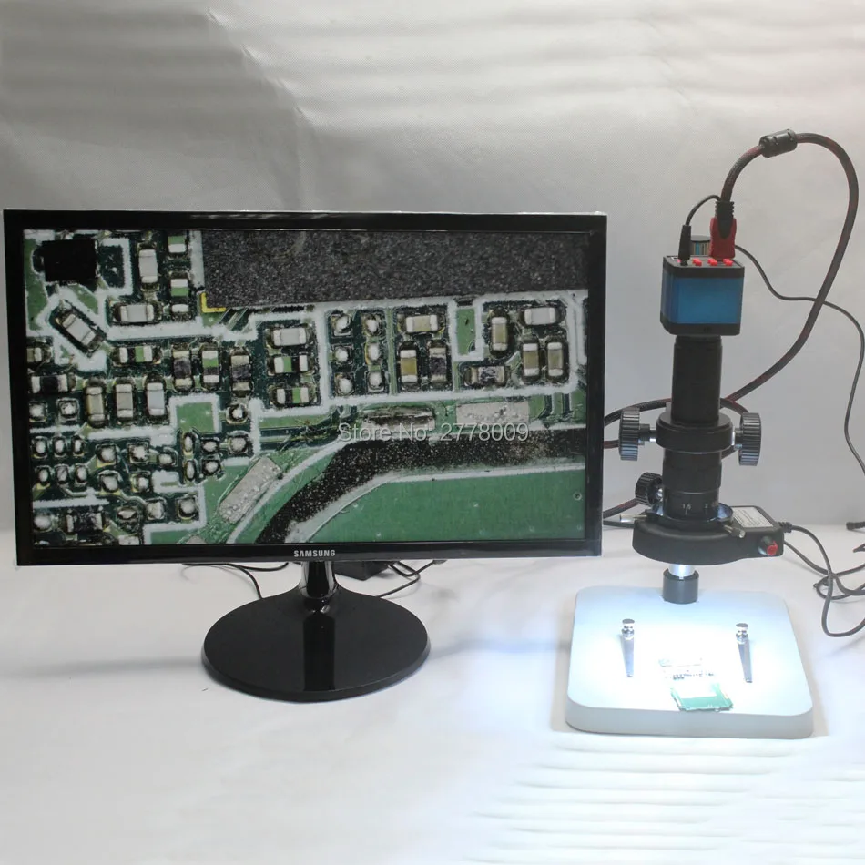 Видеокамера промышленного микроскопа 16 МП 1080P HDMI USB 180X 300X объектив регулируемый