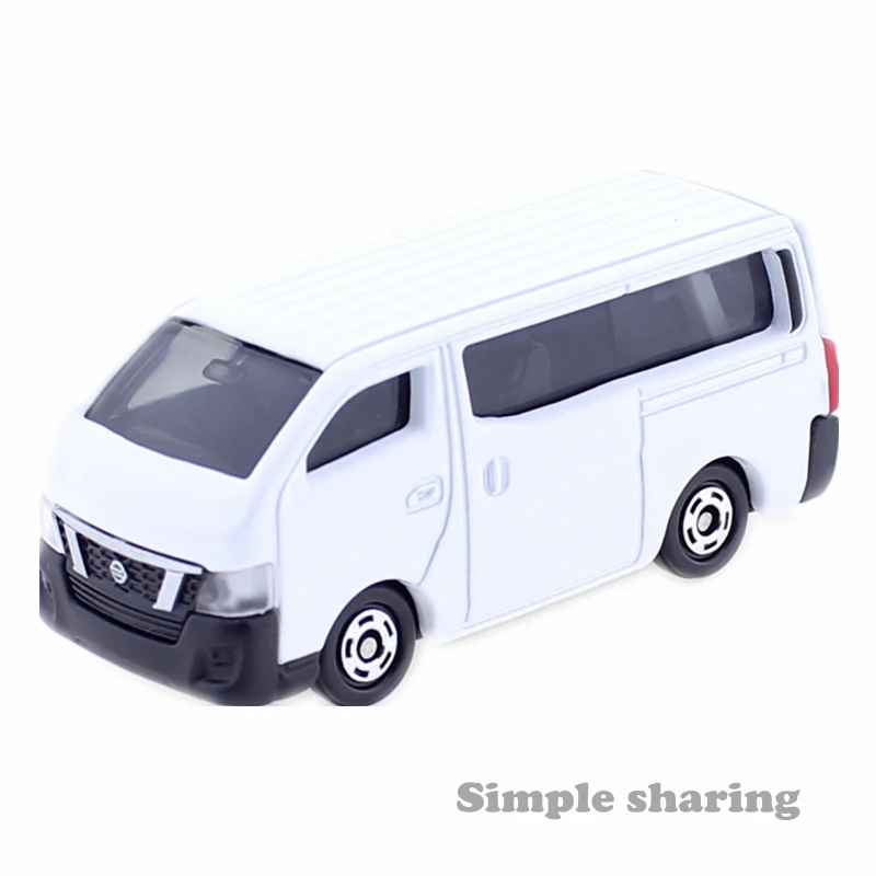Tomica No . 105 Nissan NV350 Caravan белый фургон 1:69 Takara Tomy литой металлический автомобиль в