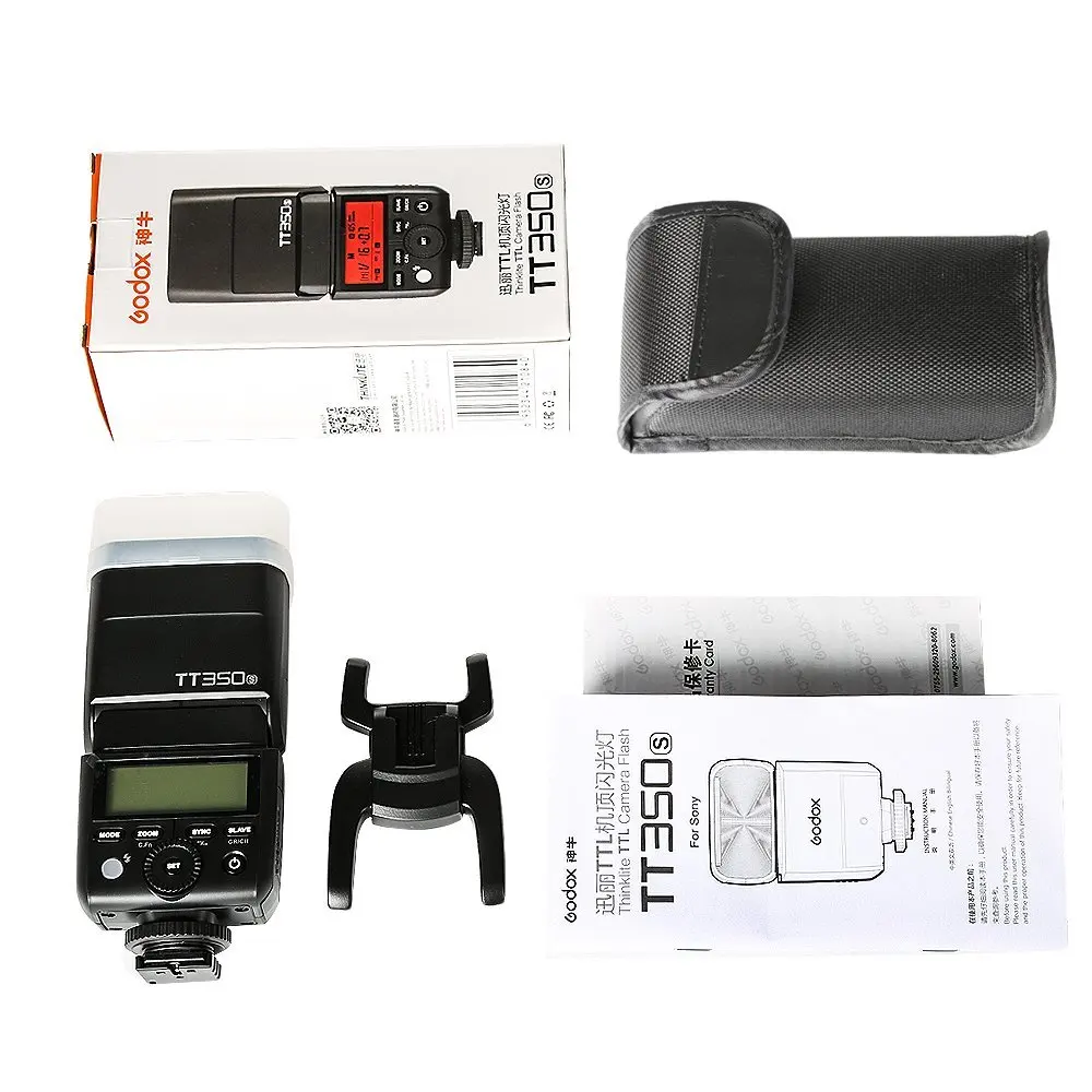 Беспроводная вспышка Godox 2 * TT350S Thinklite 4G TTL для камеры SONY + X1T S EOS 5D 6D 70D 80D 760D 60D 700D 100D M5 M3