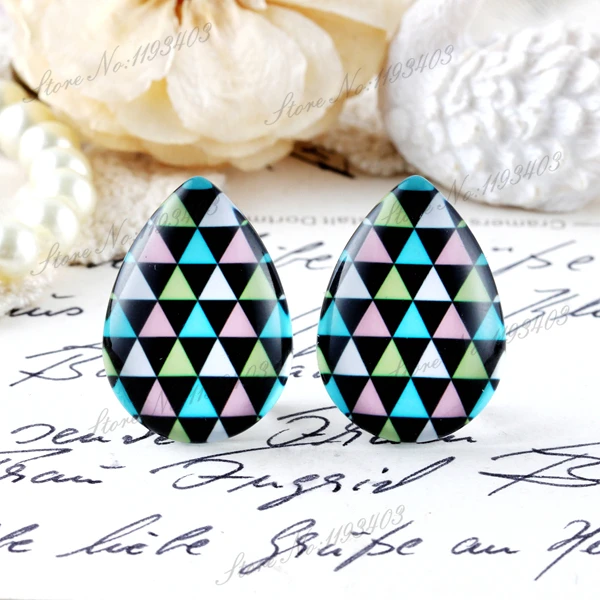 10 шт. 13x18 мм 18x25 фото ручной работы каплевидные стеклянные бусины кабошон сделай