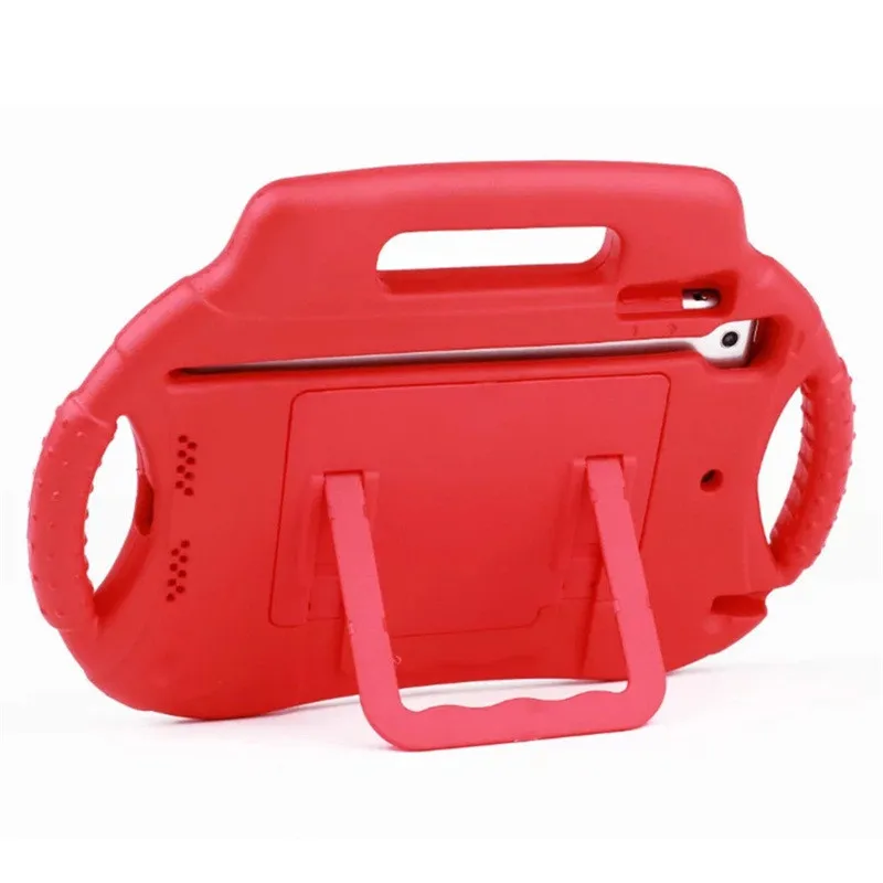 Красный Безопасный детский ударопрочный EVA чехол-подставка для iPad mini 1234, детский чехол-подставка с поролоновой ручкой для iPad mini 5 7,9 дюймов+ стилус - Цвет: Красный