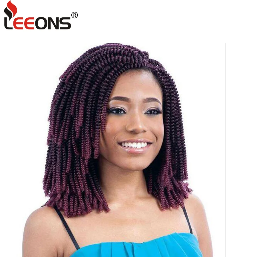 Leeons новый продукт 8 дюймовый 30 Корни/шт Ombre плетение волос Весна Твист для вязания