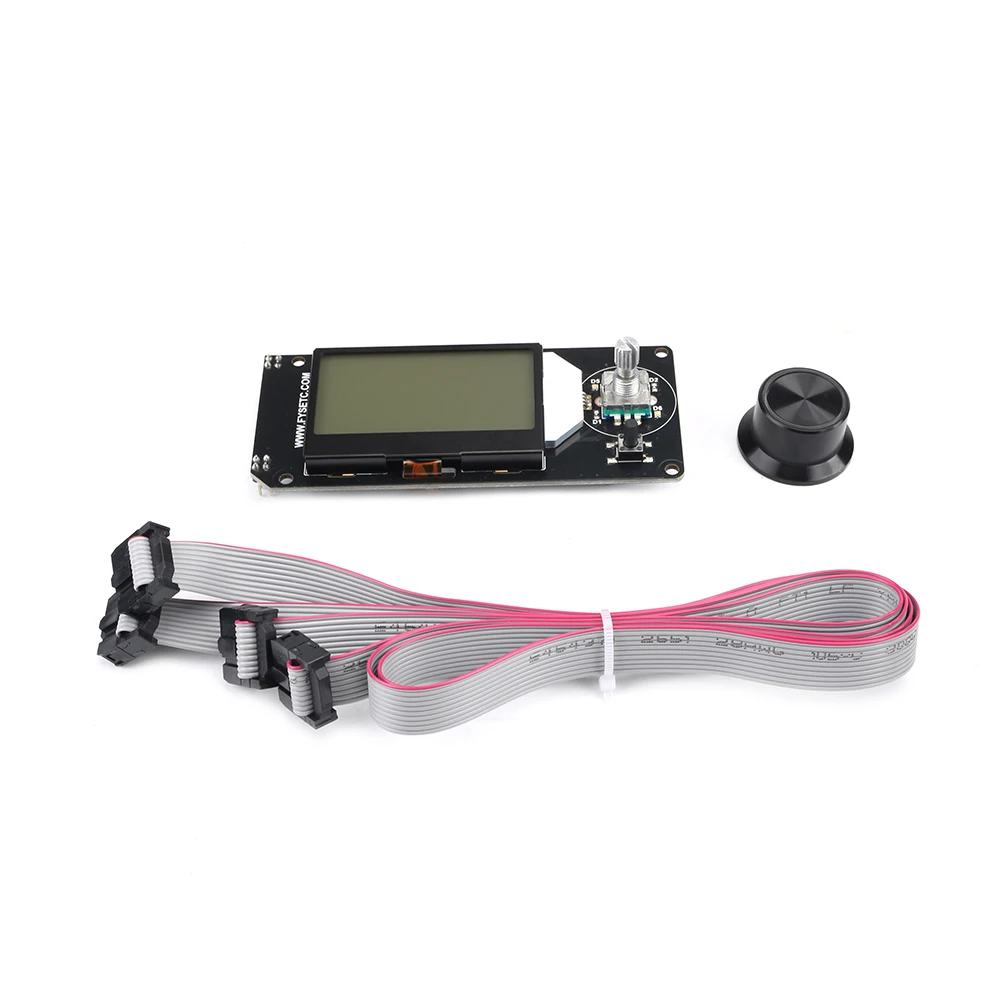 Тип MINI12864LCD экран mini 12864 V2.1 умный дисплей RGB подсветка черная поддержка Marlin DIY SKR с sd-картой 3d принтер Часть