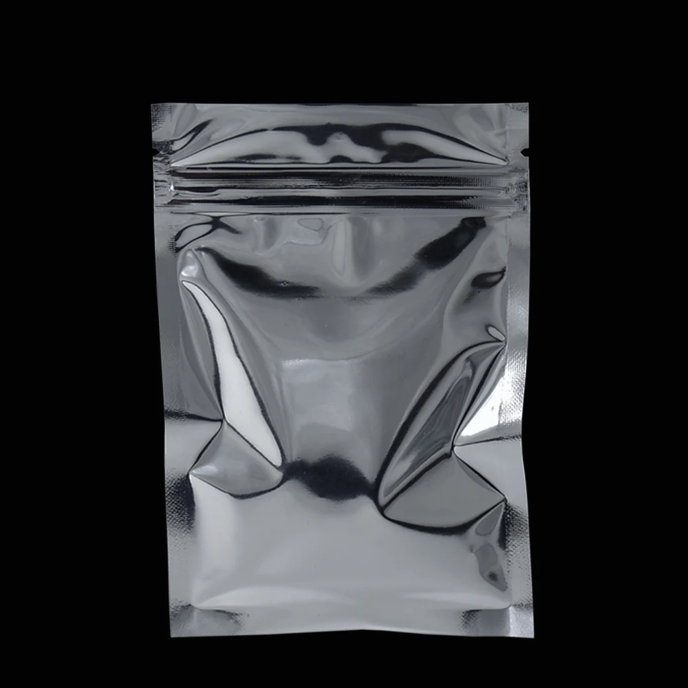 14x20 см оптовая продажа Mylar Ziplock мешок для еды самоуплотнение металлический пакет