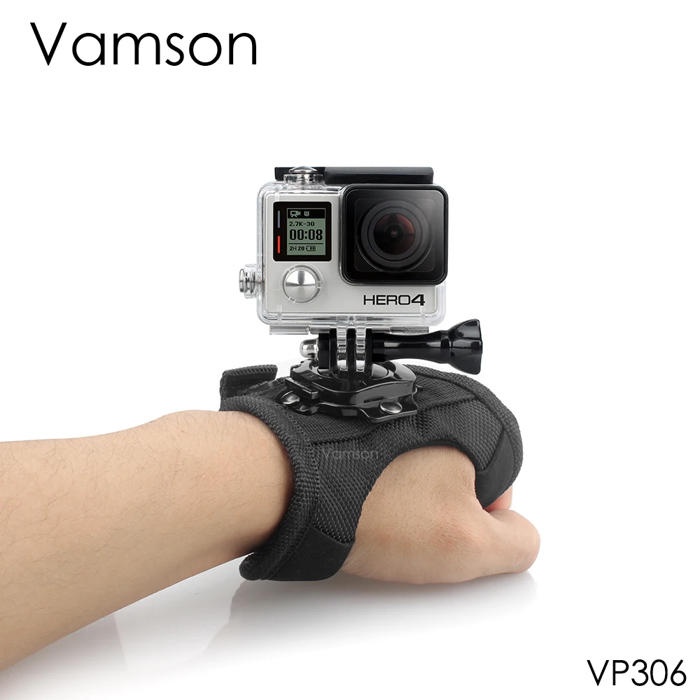 Аксессуары Vamson для Go Pro чехол дайвинга с поворотом на 360 градусов перчатка в стиле