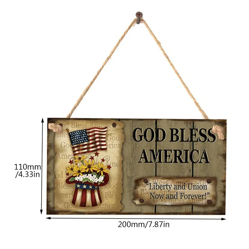 США Настенный декор уникальный 2019 деревянная доска знак деревянное украшение