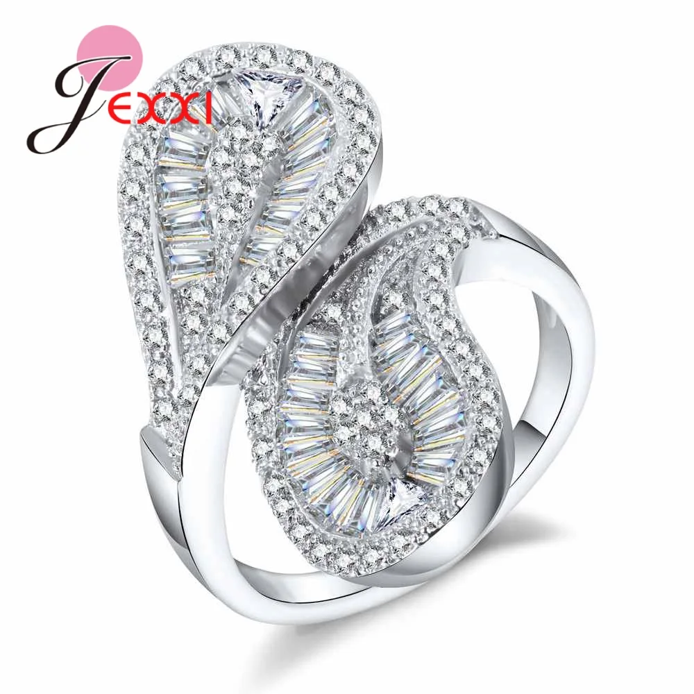 

Новинка, модные свадебные аксессуары, Стерлинговое Серебро 925 пробы, кольца для женщин, кольцо на палец, ювелирные изделия, Anel Bijouterie Bague Femme