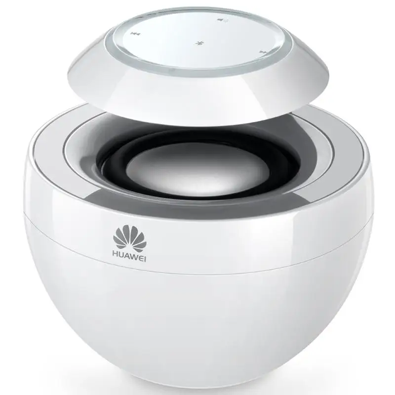 Белый huawei Bluetooth динамик сабвуфер Поющий Лебедь AM08 беспроводной музыкальный динамик портативный мини-телефон без рук звонок - Цвет: Белый