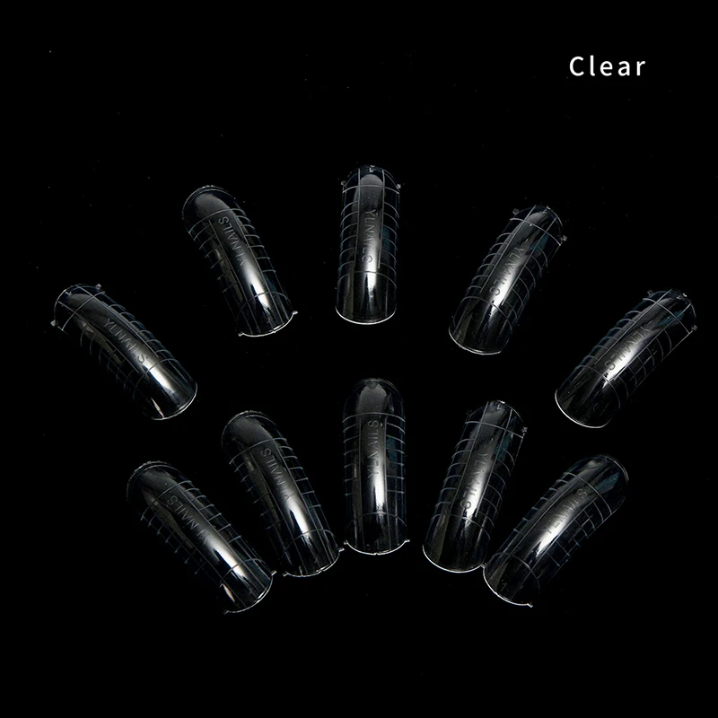 Shellhard 120pcs/box Professional Dual System Nail Form 12 Sizes Clear Forms Mold Model False Tips For Tools | Красота и здоровье