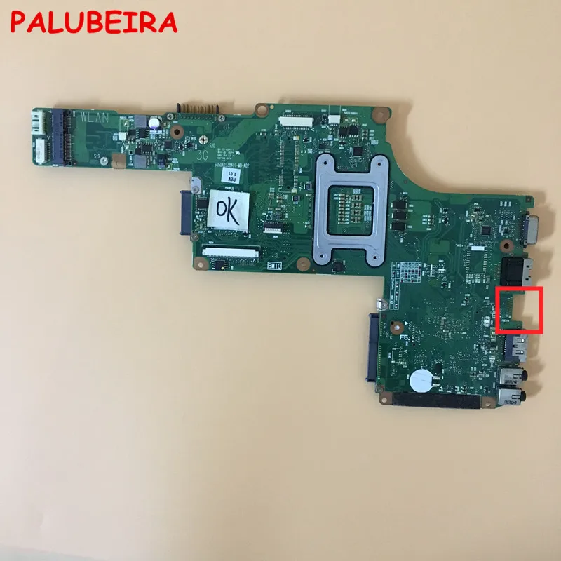 Материнская плата для ноутбуков Toshiba L630 L635 6050A2338402 MB A02 HM55 DDR3|Материнские платы