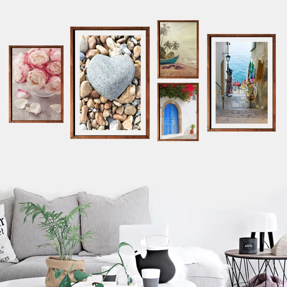 Современная Модульная HD печати искусства натюрморт 5 шт. Home Decor северных холст