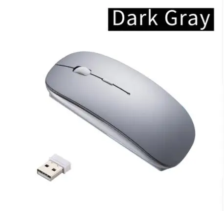 Беспроводной приемник usb-мыши перезаряжаемый игровой компьютер ноутбук мышь для hp lenovo Asus окна Mac 8/10 ноутбук