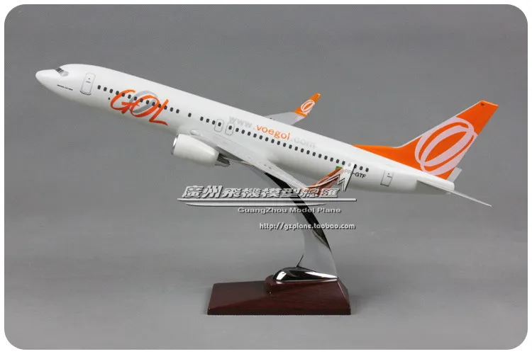 40 см Boeing 737 Бразилия гол с трёхмерными чертёжами авиакомпаний B737 800 PR GTF самолет