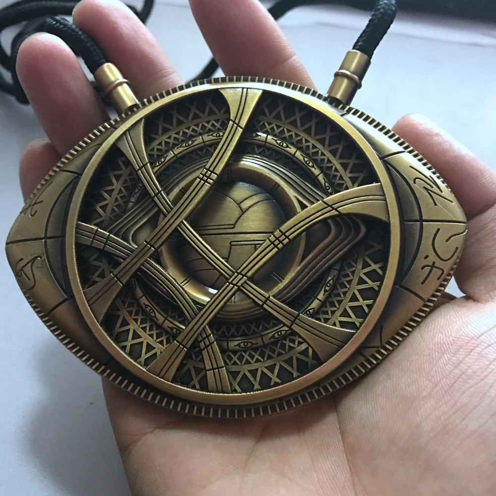 1:1 высокое качество Doctor Strange ожерелье агамотто амулет Античная бронзовая