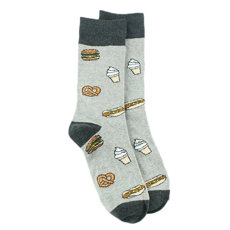 Harajuku креативное Повседневное платье Свадебные новые носки животные еда Calcetines Hombre Divertidos носки мужские счастливые носки хлопковые с забавным
