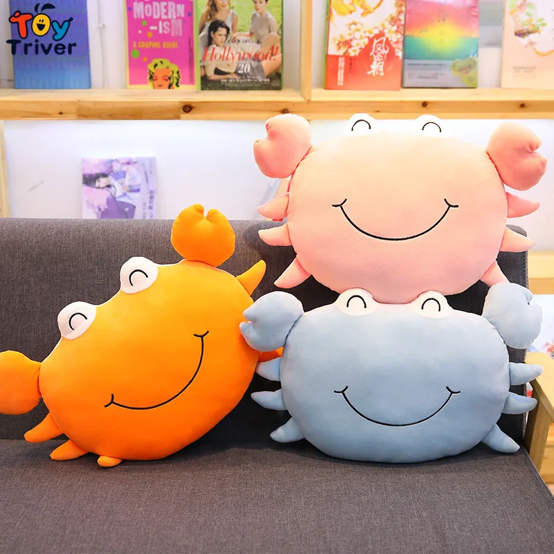 

Kawaii Краб мягкие животные куклы плюшевые игрушки Подушка тривера детские дети мальчики девочки взрослые подарки на день рождения декор комн...
