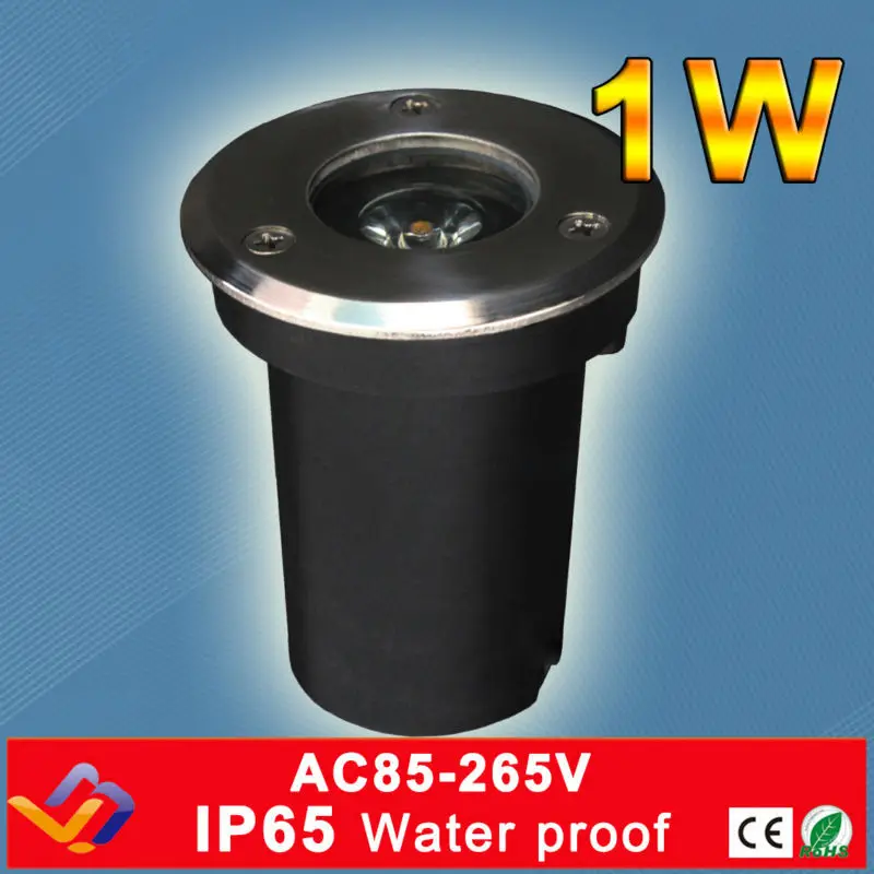 Подземный светодиодный светильник водонепроницаемый IP65 1 Вт CE &amp RoHS AC85-260V | Лампы