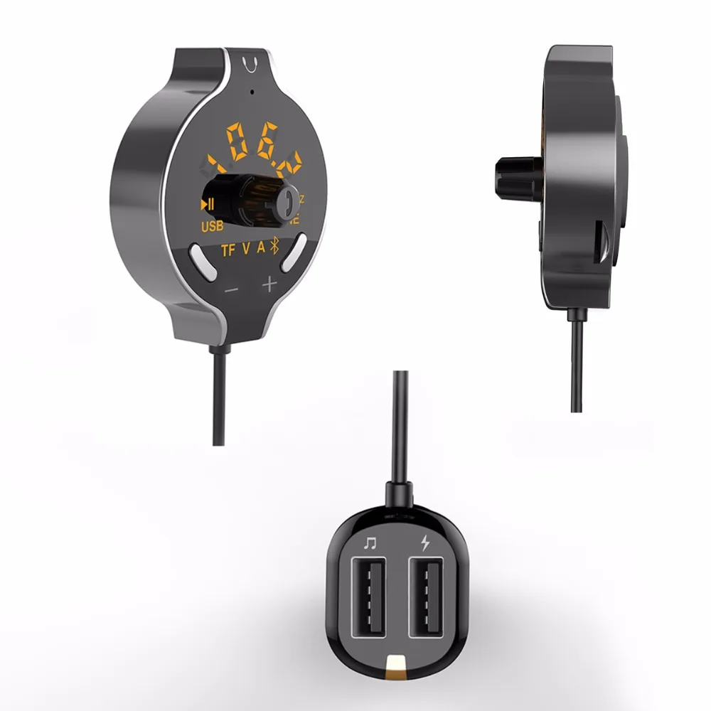 Автомобильное зарядное устройство SOONHUA с Bluetooth 4 2 и USB-порсветодиодный |