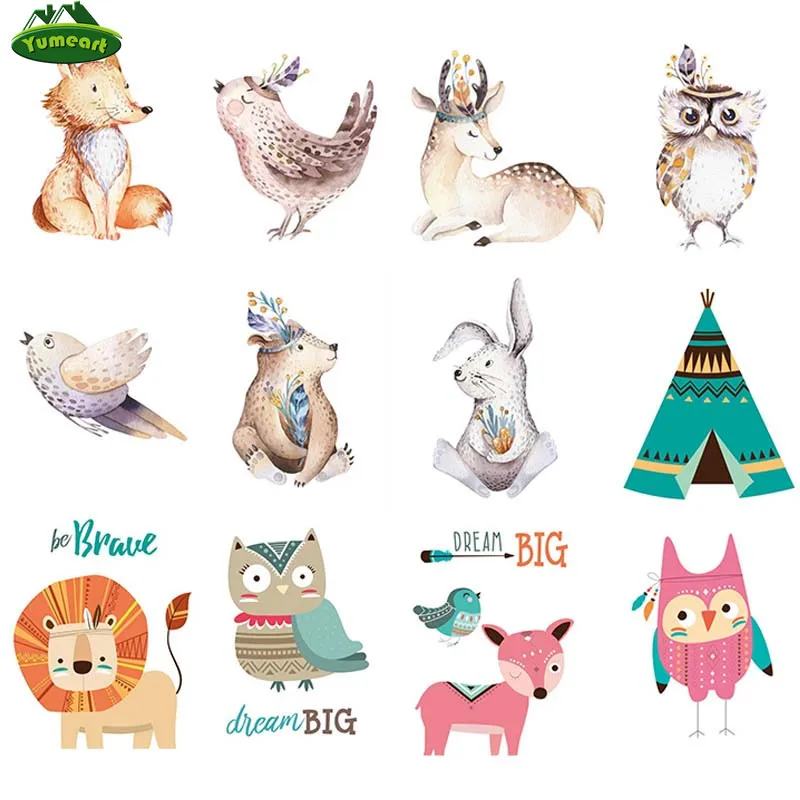 YUMEART в скандинавском стиле сова лиса кролик олень медведь 5D бриллиант