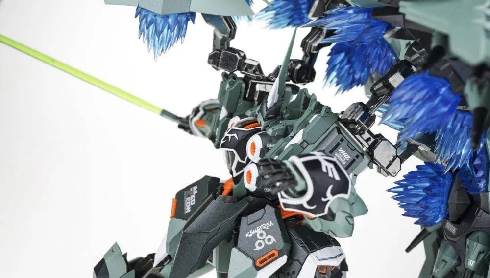 Стальной Легенда Гандам модель MB 1/100 NZ-666 Kshatriya(готовая) Мобильный костюм детские игрушки