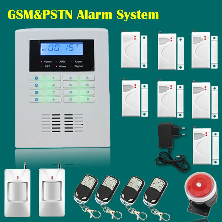 Беспроводная GSM и PSTN сигнализация с 99 Беспроводных зон обороны 2 проводных