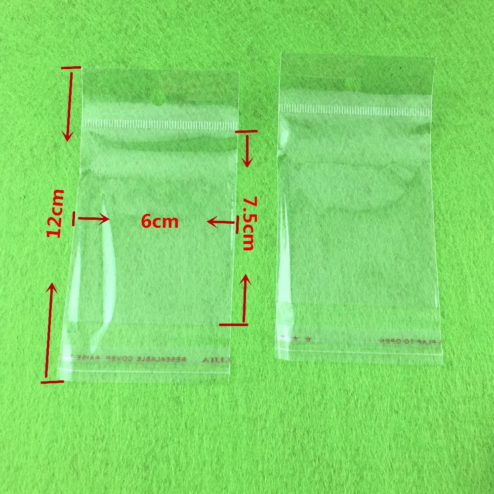 Бесплатная доставка 300 шт. полезные прозрачные пластиковые пакеты самоклеящиеся