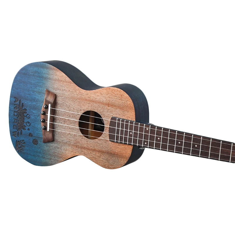 ANDREW Ukulele концертная Гавайская гитара 23 дюйма 4 струны Гавайское красное дерево Uke