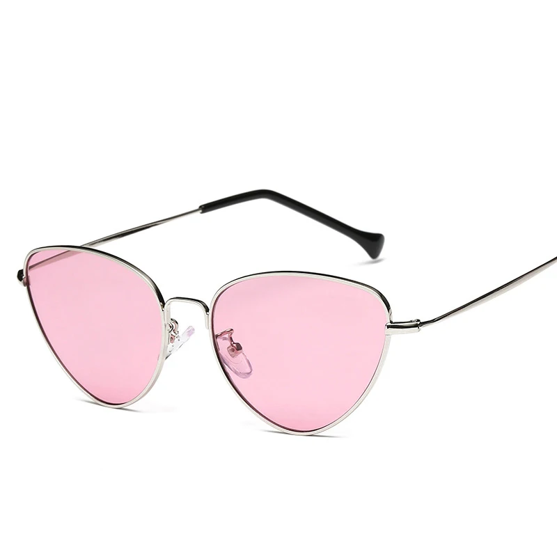 WISH CLUB 2018 Fashion Brand Designer Women Sunglasses Cat Eye Vintage Ladies Retro Mirror Glasses Luxury Unisex Eyewear Oculos |