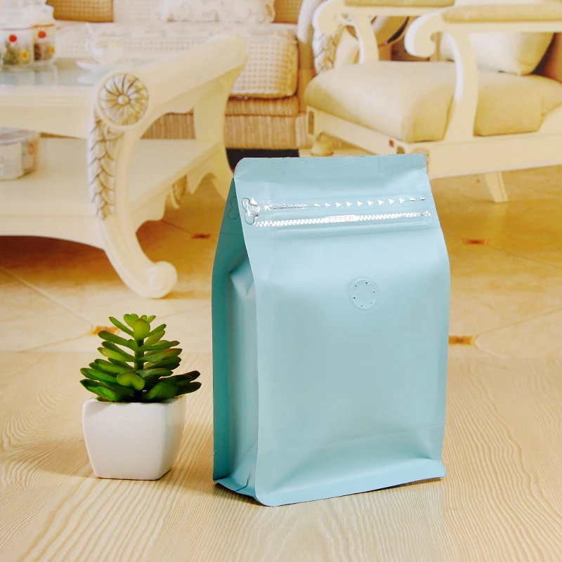 Упаковочный пакет из алюминиевой фольги с молнией и клапаном|bags with|bag sidebag coffee |