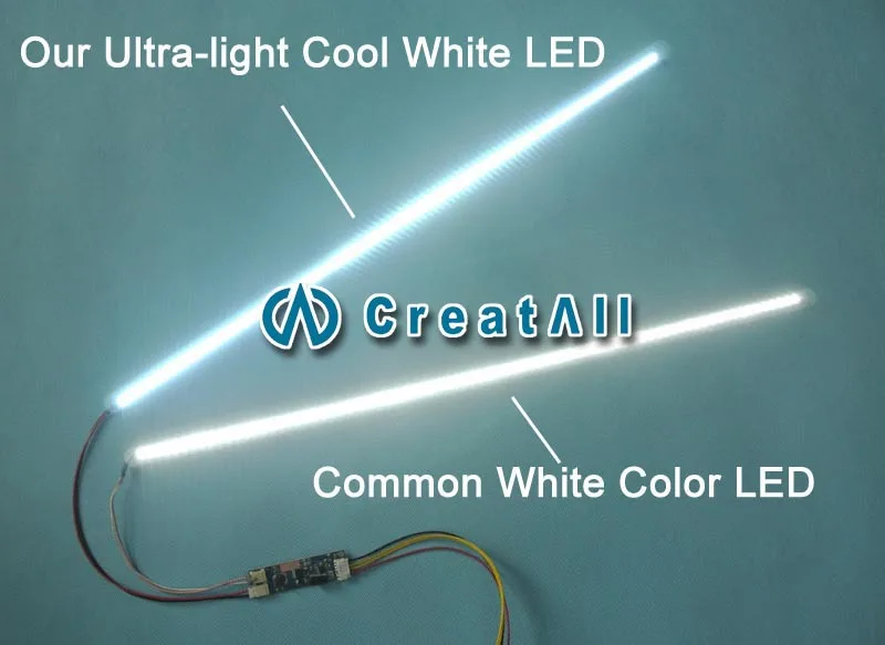 Free shipping 20pcs 20.1'' W 455mm Adjustable brightness led backlight strip kit Update 20.1inch wide LCD CCFL to LED |