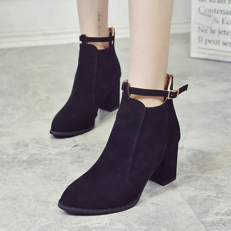 Ботильоны с круглым носком модные выразительные женские ботинки Челси винтажные