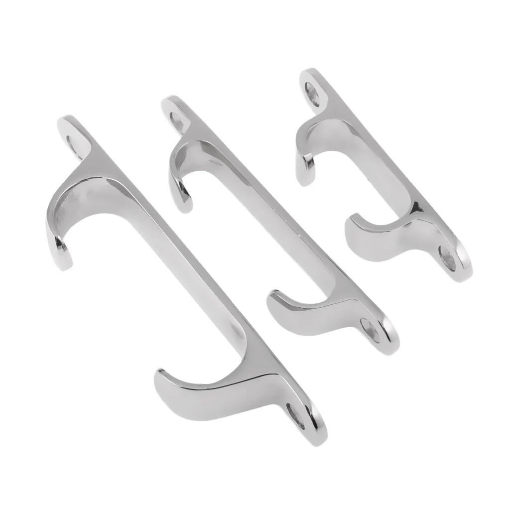 Прямой Fairlead Высокое качество 316 нержавеющая сталь морской парусный спорт лодка крепежная утка для палубы лук Chock Marin класс полировка поверхности