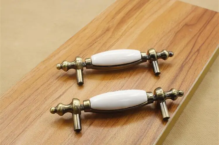 Винтажные бронзовые керамические мебельные ручки Ретро кухонные для шкафа|handle