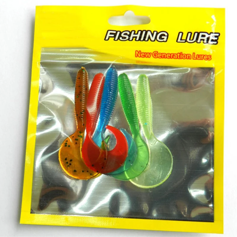 Искусственная Рыболовная Приманка 5 шт./компл. мягкая рыболовная приманка 6 см