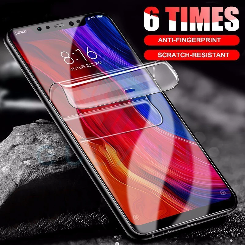 Новая 6D мягкая Гидрогелевая пленка для Xiaomi 9 8 Lite Mix 3 Max Note PocoPhone F1 Защитная экрана
